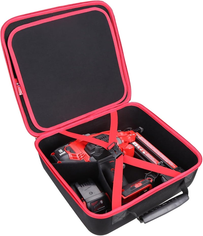 worfty Hard Case for CRAFTSMAN V20 Brad Nailer Cordless 18GA (CMCN618B), Case Only (for CMCN618B) - Image 5